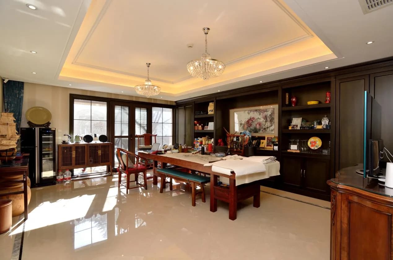 Longfor Yanlan Shan: Residence 03: Dining room and bar